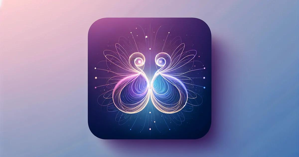 A serene minimalist digital illustration featuring soothing purple gradients, evoking a wellness aesthetic ideal for a blog on family affirmations and strengthening relationships.